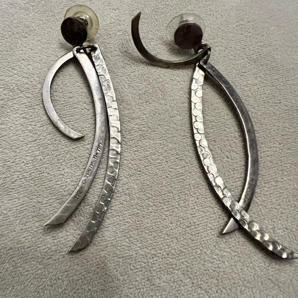 Mexico sterling silver and gemstone bracelet - Picture 2 of 8